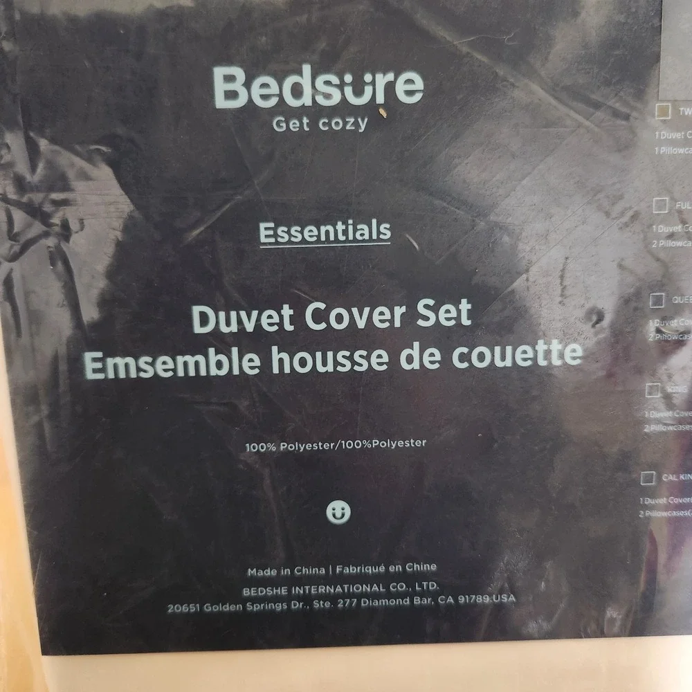 Bedsure Get‎ Cozy Duvet Cover Set Twin with Pillowcase